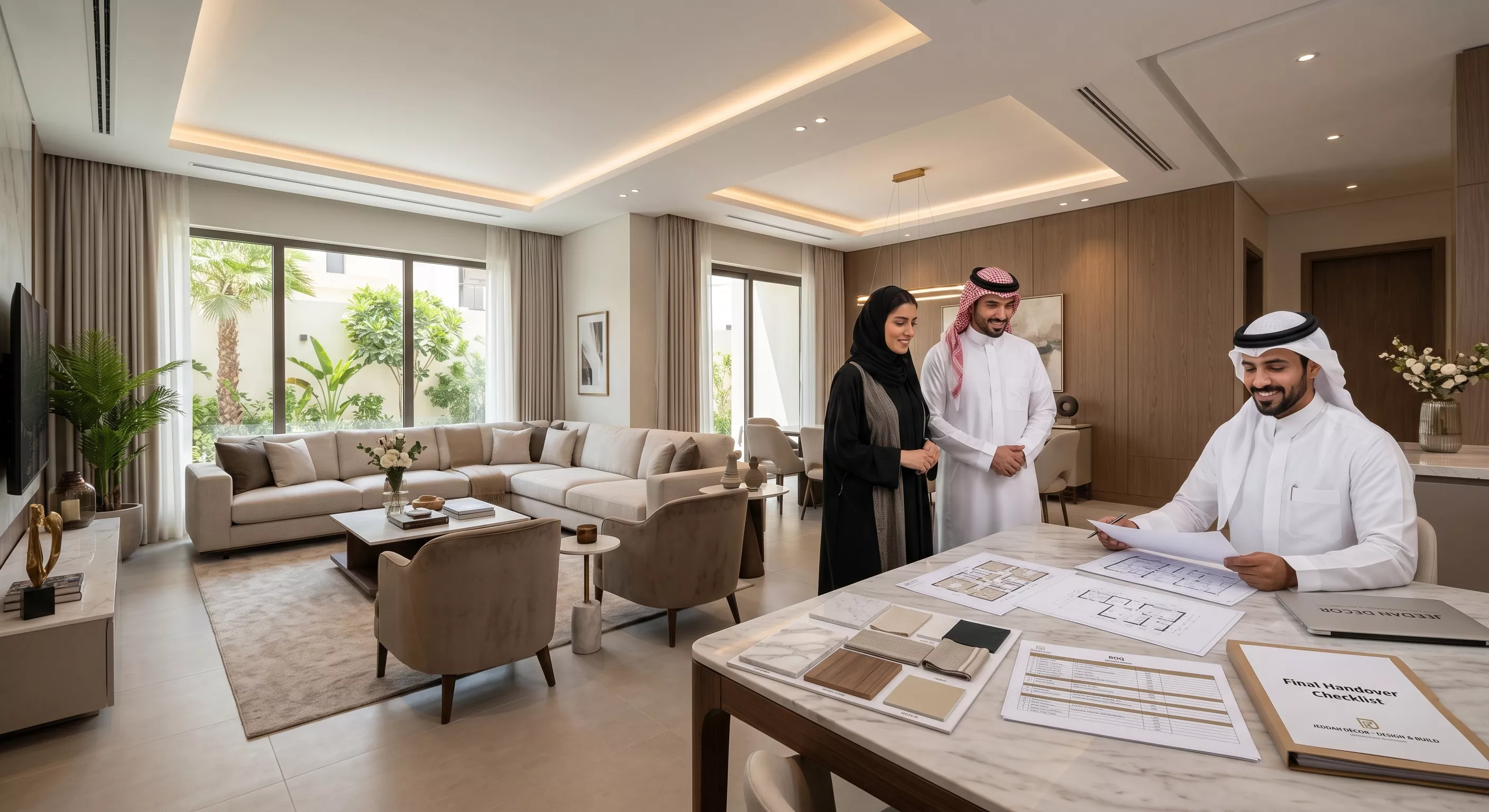 Jeddah & Saudi Interior Design & Finishing | Turnkey & m2 Price